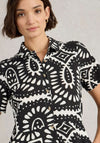 White Stuff Rua Jersey Shirt Dress, Black