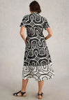 White Stuff Rua Jersey Shirt Dress, Black