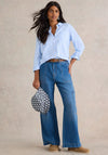 White Stuff Sophie Organic Cotton Shirt, Light Blue