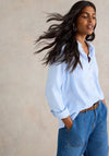White Stuff Sophie Organic Cotton Shirt, Light Blue