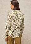 White Stuff Libby Cotton Abstract Print Blouse, Ivory Multi
