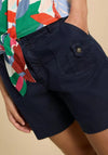 White Stuff Mollie WEoven Combat Shorts, Dark Navy