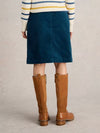 White Stuff Melody Cord Skirt, Teal