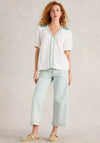 White Stuff Gianna Double Cloth Top, White
