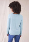 White Stuff Lulu Short Knit Cardigan, Light Blue