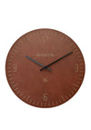 Widdop Bingham Interval Resin Wall Clock, Oxblood