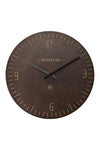 Widdop Bingham Interval Resin Wall Clock, Umber