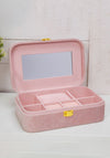 Widdop Bridesmaid Velvet Jewellery Box, Pink