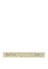 Widdop Bingham Happiness Is A Kitchen Plaque, Cream