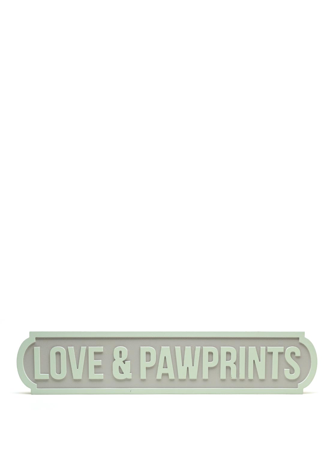 Widdop Bingham Love And Pawprints Sign, Lilac - McElhinneys