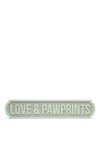 Widdop Bingham Love And Pawprints Sign, Lilac