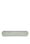 Widdop Bingham Our Happy Place Sign, Lilac