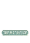 Widdop Bingham The Mad House Sign, Sky Blue