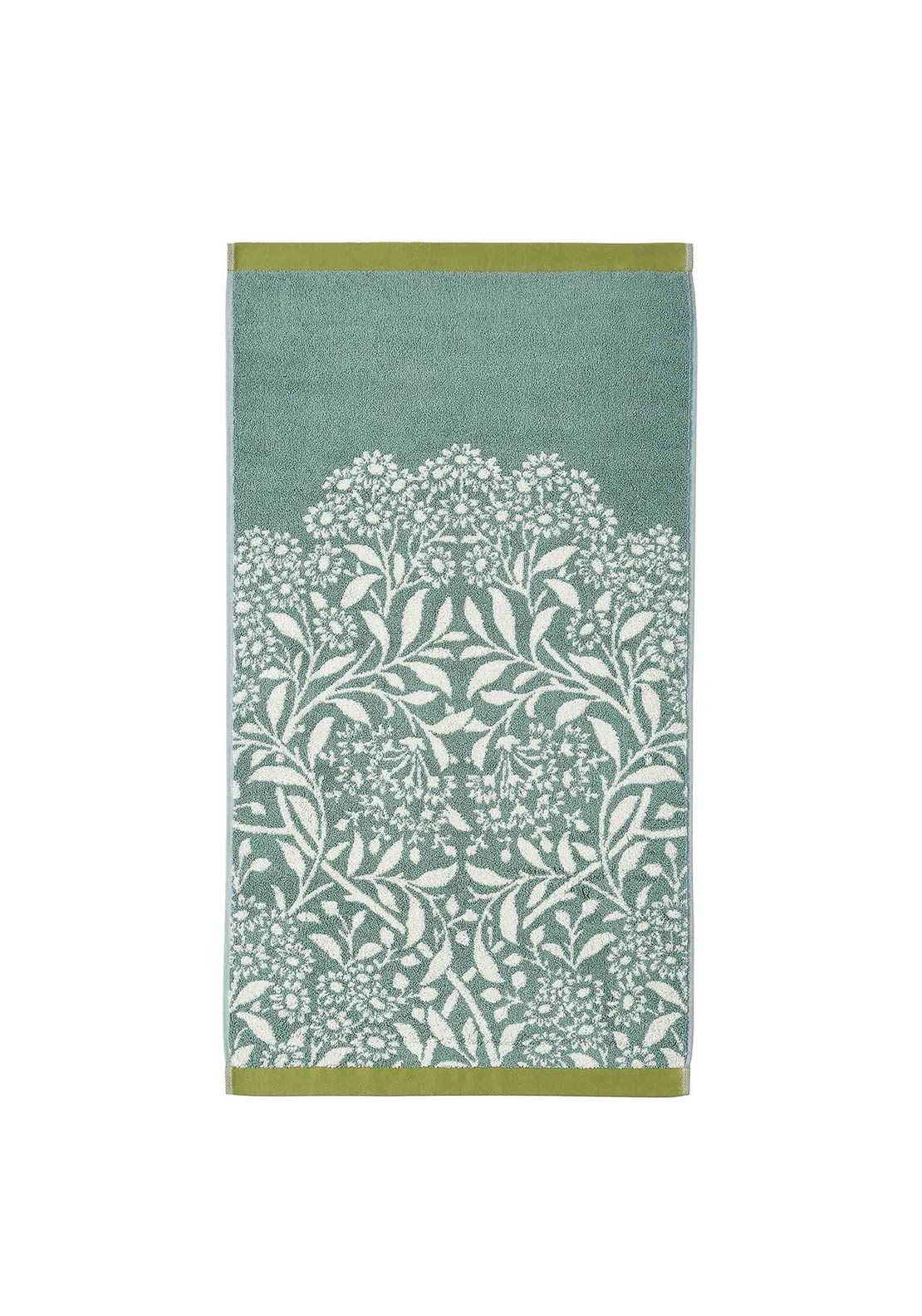 William Morris Michaelmas Daisy Towel, Green