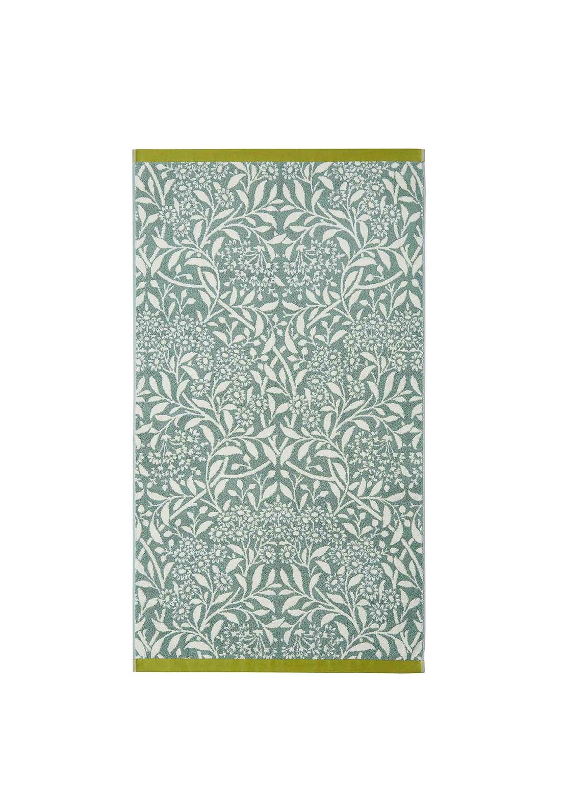 William Morris Michaelmas Daisy Towel, Green
