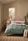 William Morris Honeysuckle & Tulip Sateen Duvet Cover Set, Green