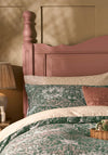 William Morris Honeysuckle & Tulip Sateen Duvet Cover Set, Green