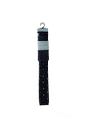 William Turner Knitted Dot Tie & Pocket Square, Navy