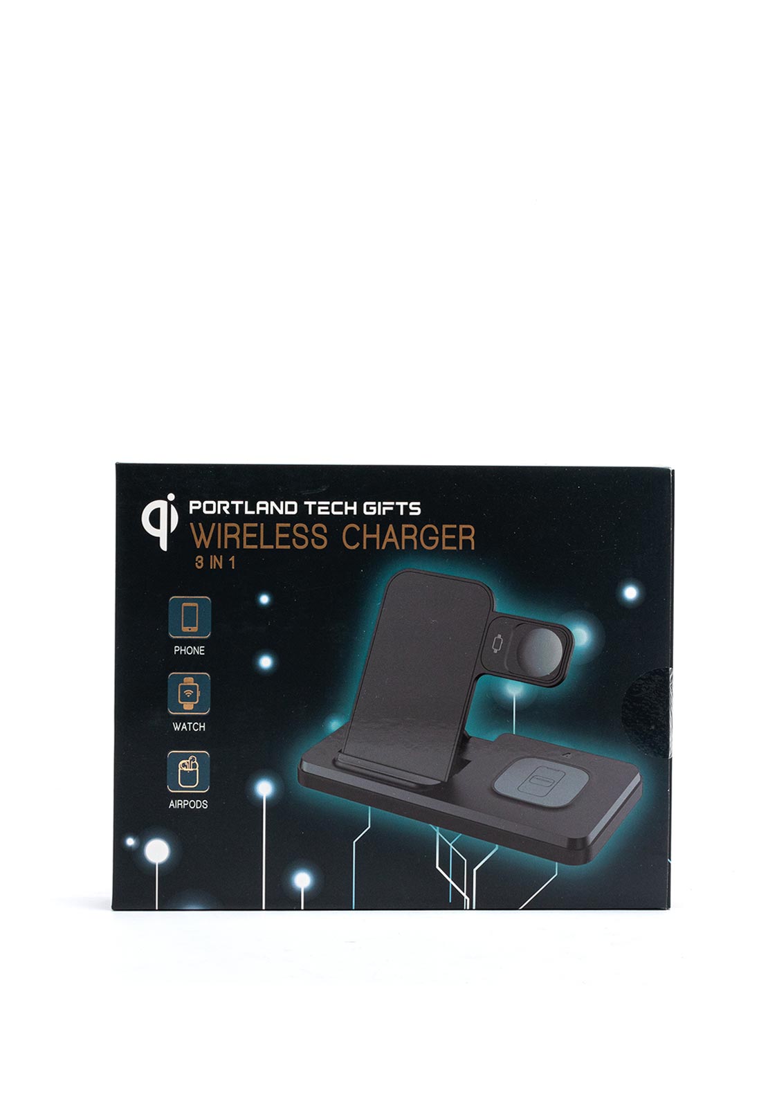Brandwell 3 in 1 Wireless Charger, White