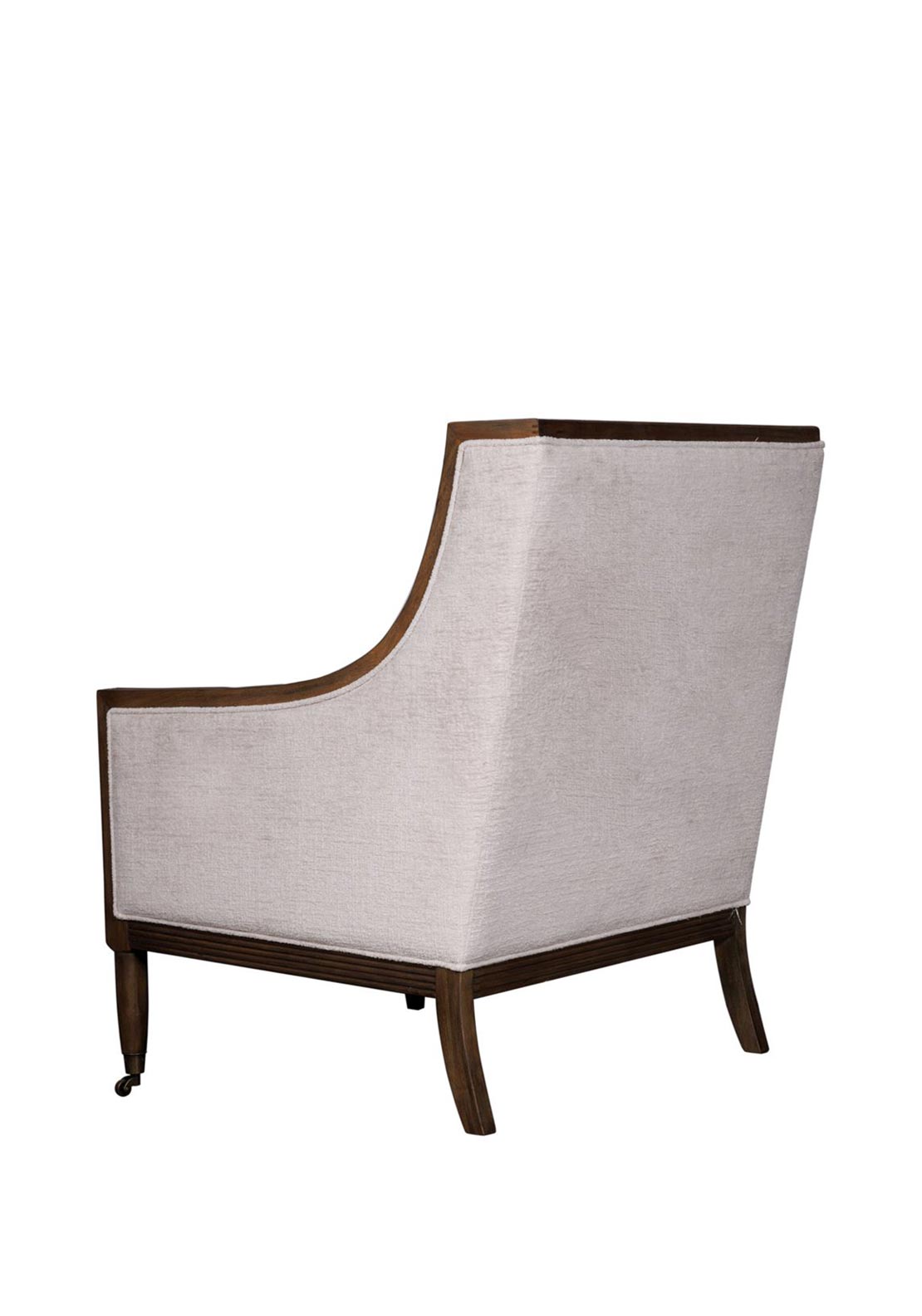Fern Cottage Arm Chair and Footstool, Beige