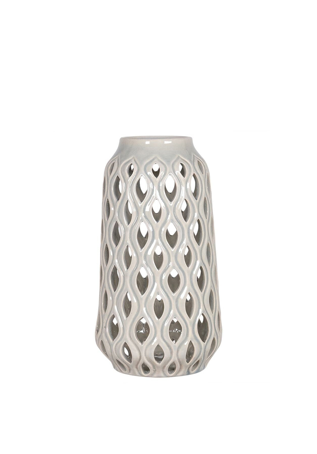 Fern Cottage Medium Tall Vase, Off White