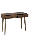 Fern Cottage Havana Two Drawer Console Table, Brown