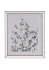 Fern Cottage Wild Flower with Gold Leaf Framed Art, 56x66cm
