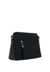 Zen Collection Pebbled Crossbody Bag, Black