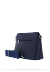 Zen Collection Pebbled Crossbody Bag, Navy