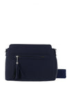 Zen Collection Pebbled Crossbody Bag, Navy