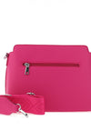 Zen Collection Pebbled Crossbody Bag, Rose