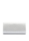 Zen Collection Glittered Envelope Clutch Bag, Silver