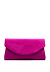 Zen Collection Faux Suede Envelope Clutch Bag, Purple