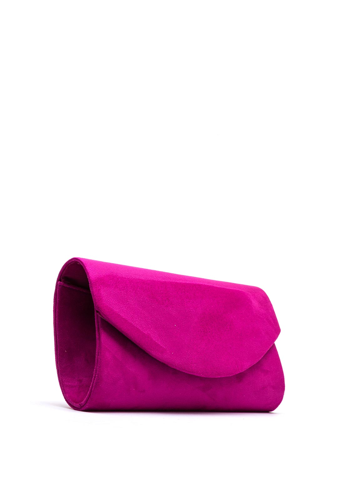 Zen Collection Faux Suede Envelope Clutch Bag, Purple