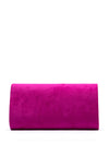 Zen Collection Faux Suede Envelope Clutch Bag, Purple