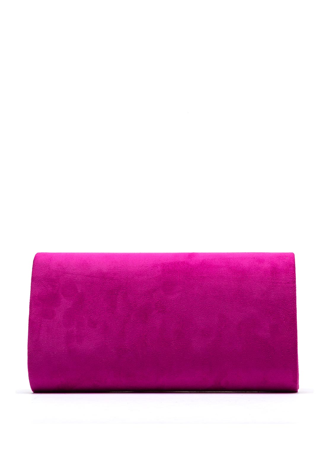 Zen Collection Faux Suede Envelope Clutch Bag, Purple