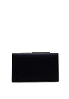 Zen Collection Satin Press Clutch Bag, Navy