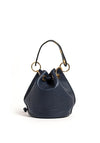 Zen Collection Drawstring Bucket Crossbody Bag, Navy
