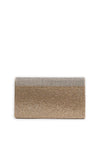 REDZ Two Tone Diamante Encrusted Envelope Clutch Bag, Gold