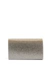 REDZ Two Tone Diamante Encrusted Envelope Clutch Bag, Silver