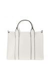 Zen Collection Debossed Quote Tote Bag, White