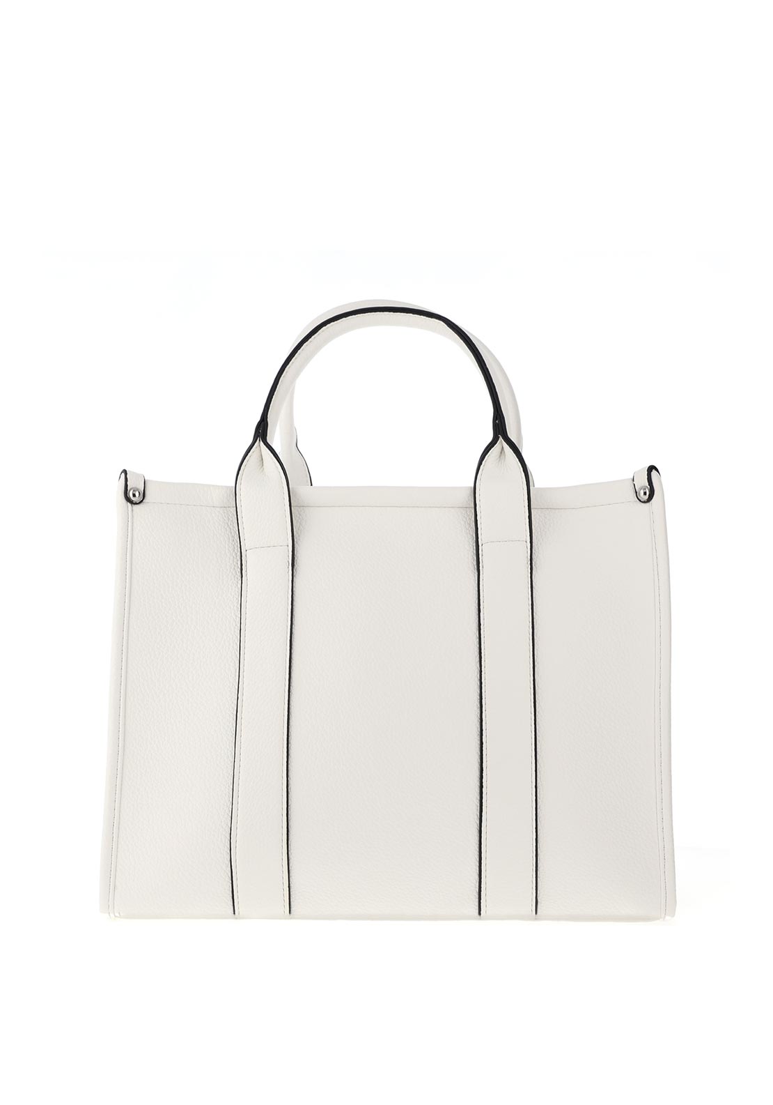 Zen Collection Debossed Quote Tote Bag, White
