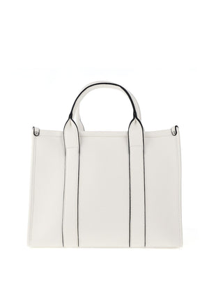 Zen Collection Debossed Quote Tote Bag, White