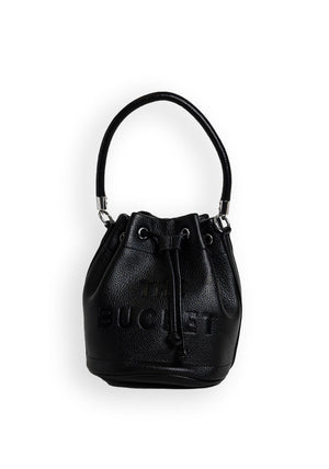 Zen Collection Drawstring Bucket Bag, Black