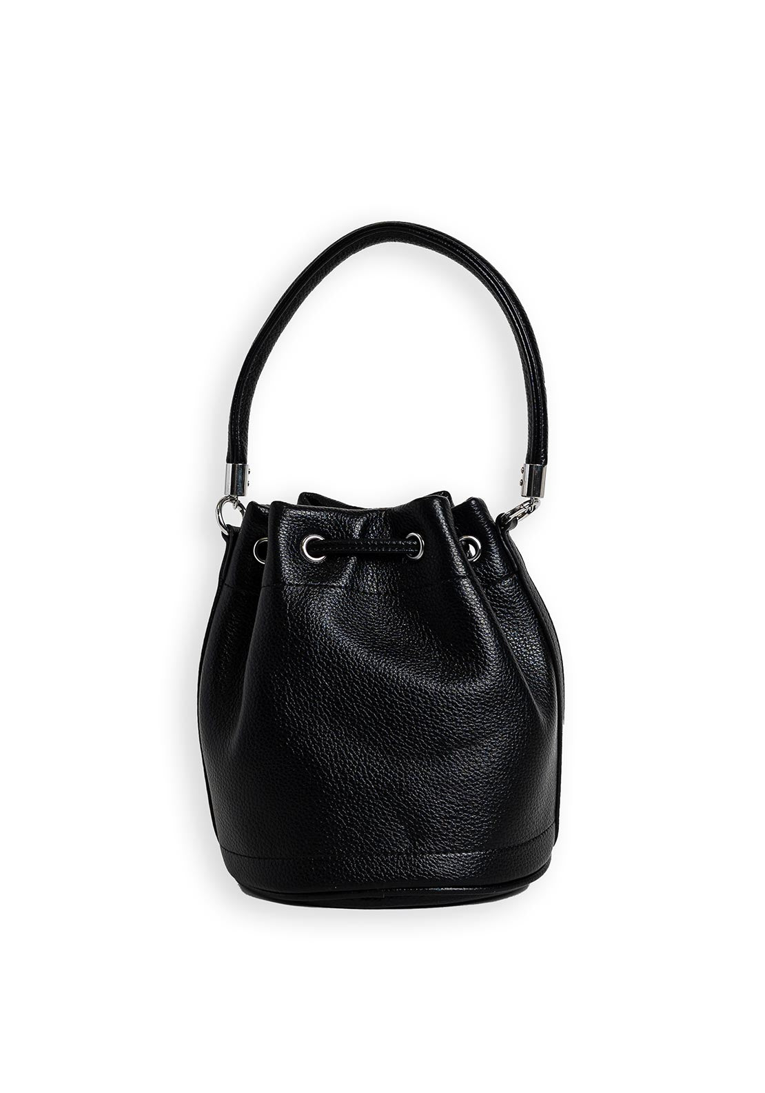 Zen Collection Drawstring Bucket Bag, Black