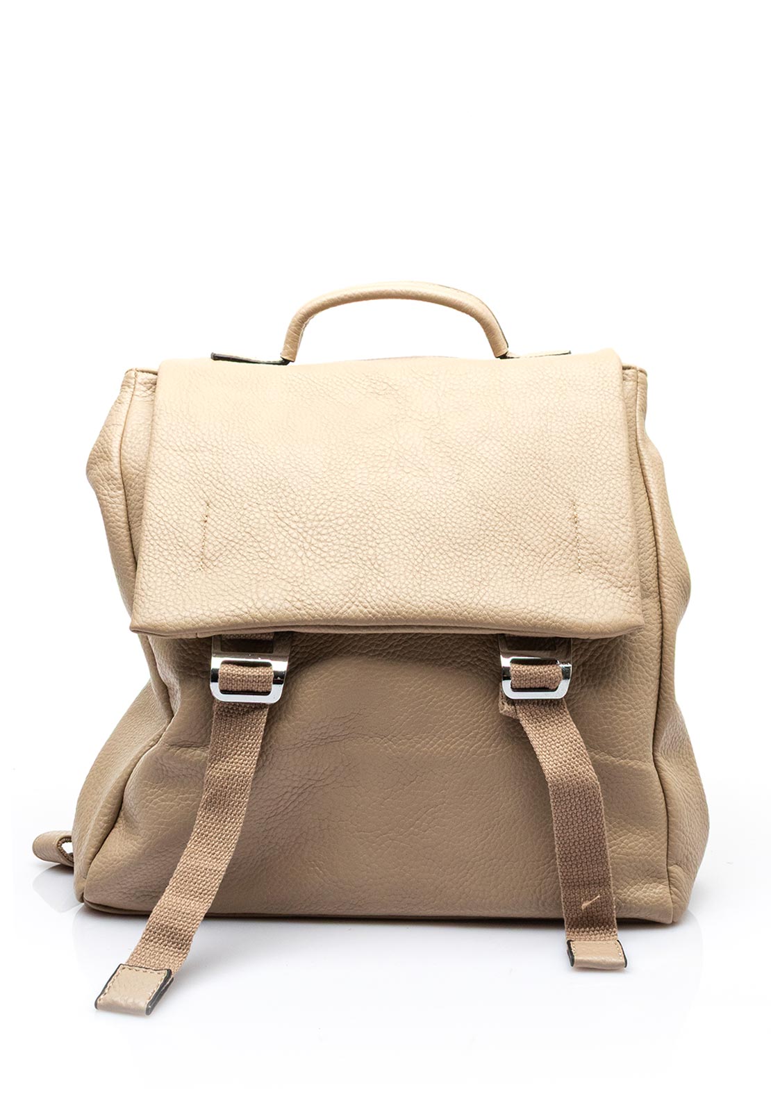 Zen Collection Flap Over Medium Convertible Backpack, Taupe
