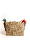 Zen Collection Straw Clutch Bag, Multi