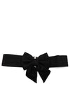 Serafina Collection Bow Belt, Black