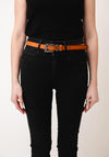 Serafina Collection Buckle Detail Belt, Tan