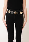 Serafina Collection Assorted Disc Belt, Black Multi